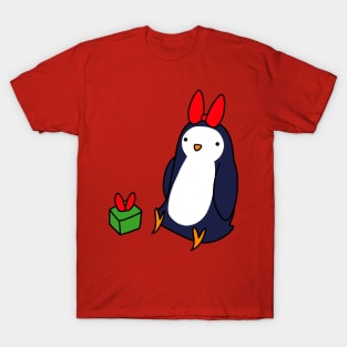 Christmas Gift Penguin T-Shirt